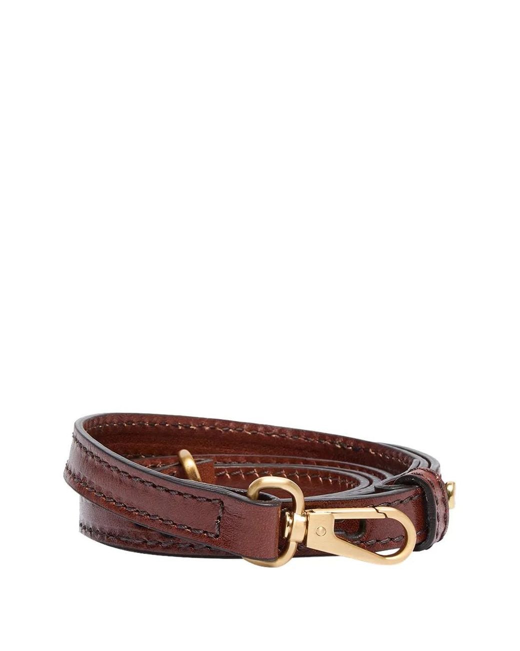The Bridge Brown Adjustable Leather Shoulder Strap