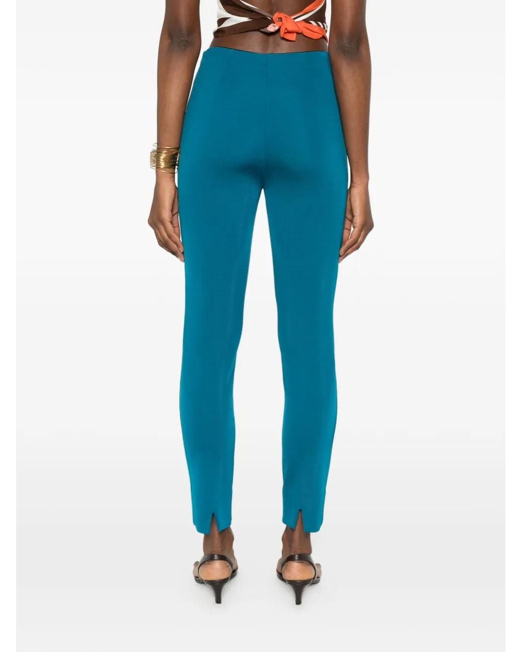 Missoni Blue Textured Tailored Trousers