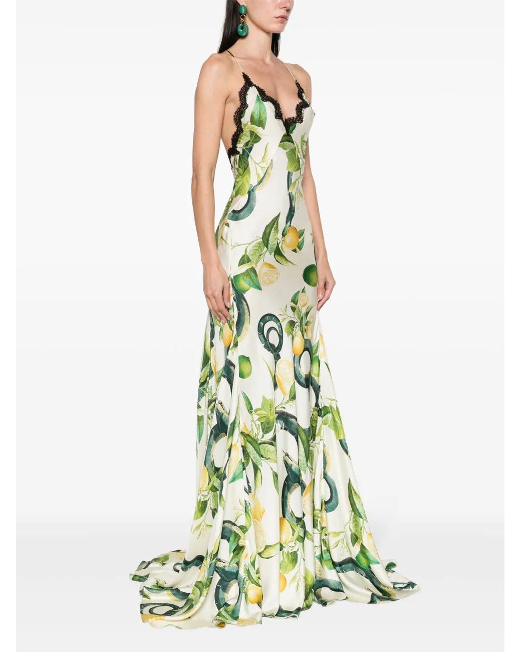 roberto cavalli green dress ARCHIVE