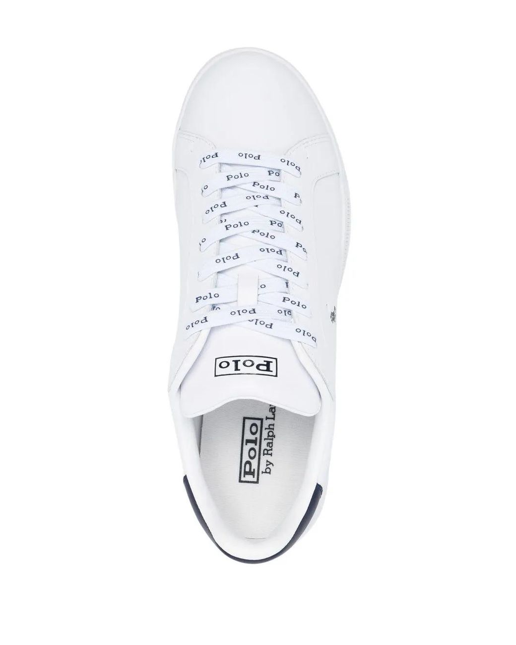 Polo Ralph Lauren White Heritage Sneakers for men