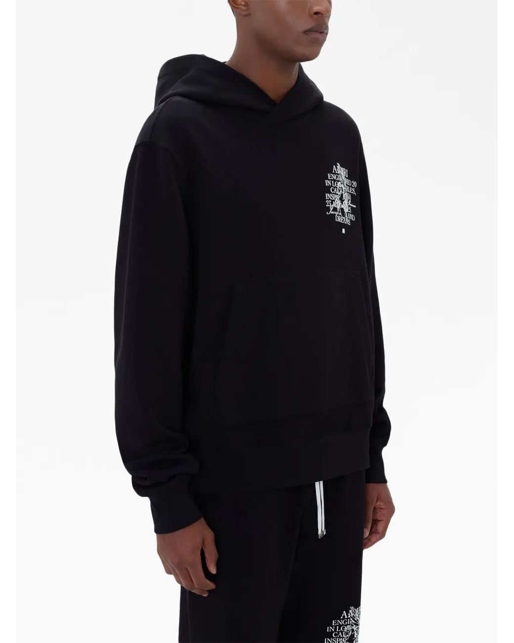 Amiri Black Precious Memories Hoodie for men