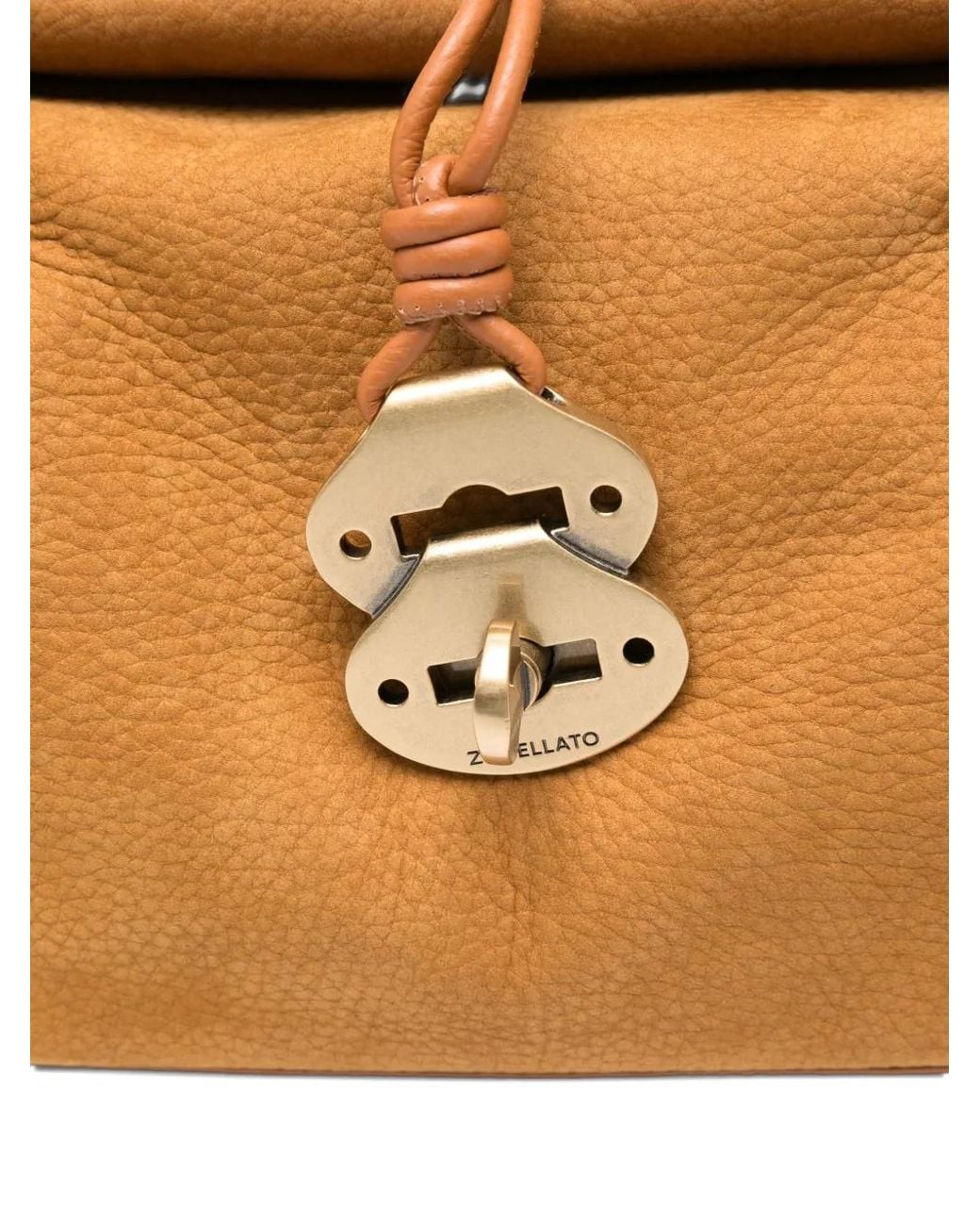 Zanellato Brown Jones Suede Tote Bag