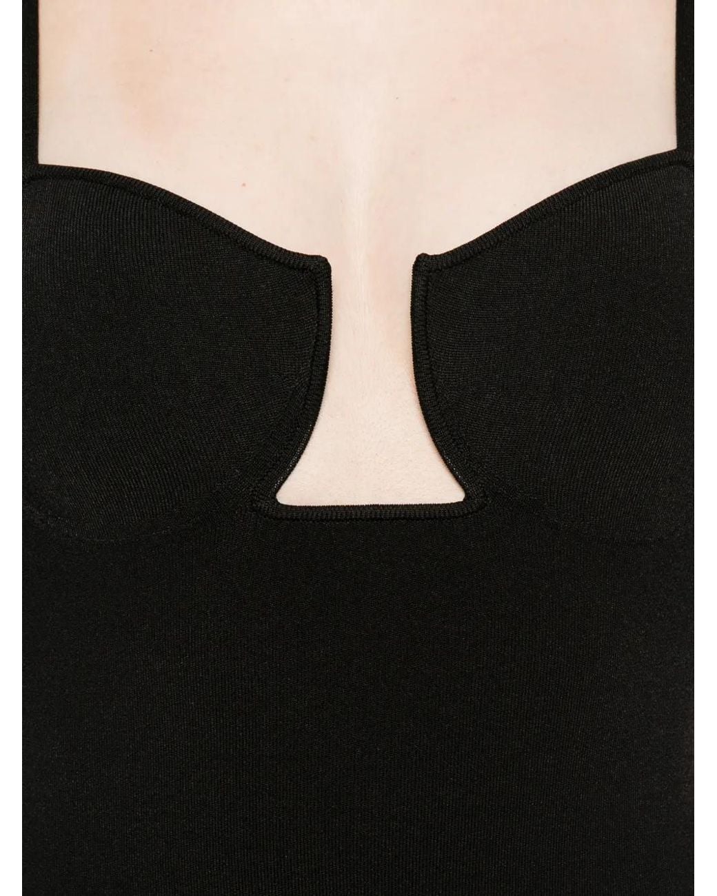 Givenchy Black Cutaway Mini Dress