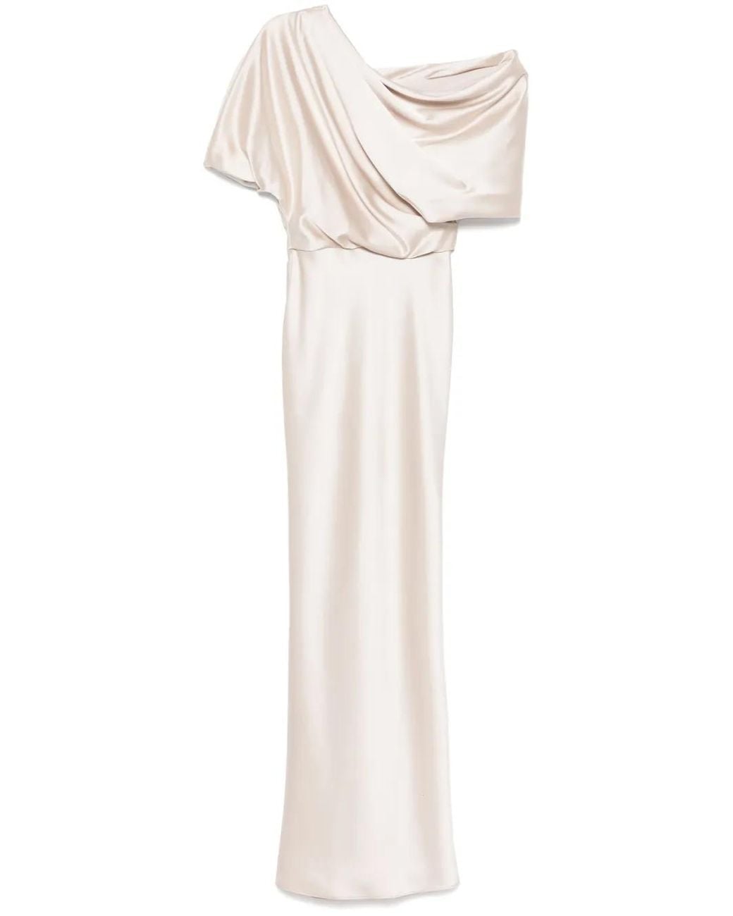 Amsale White The Slouch Dress
