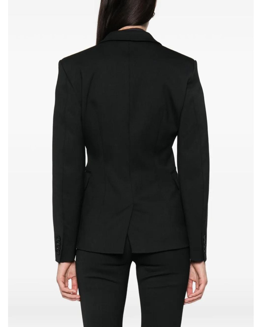Almada Label Black Single-Breasted Tailored Jacket