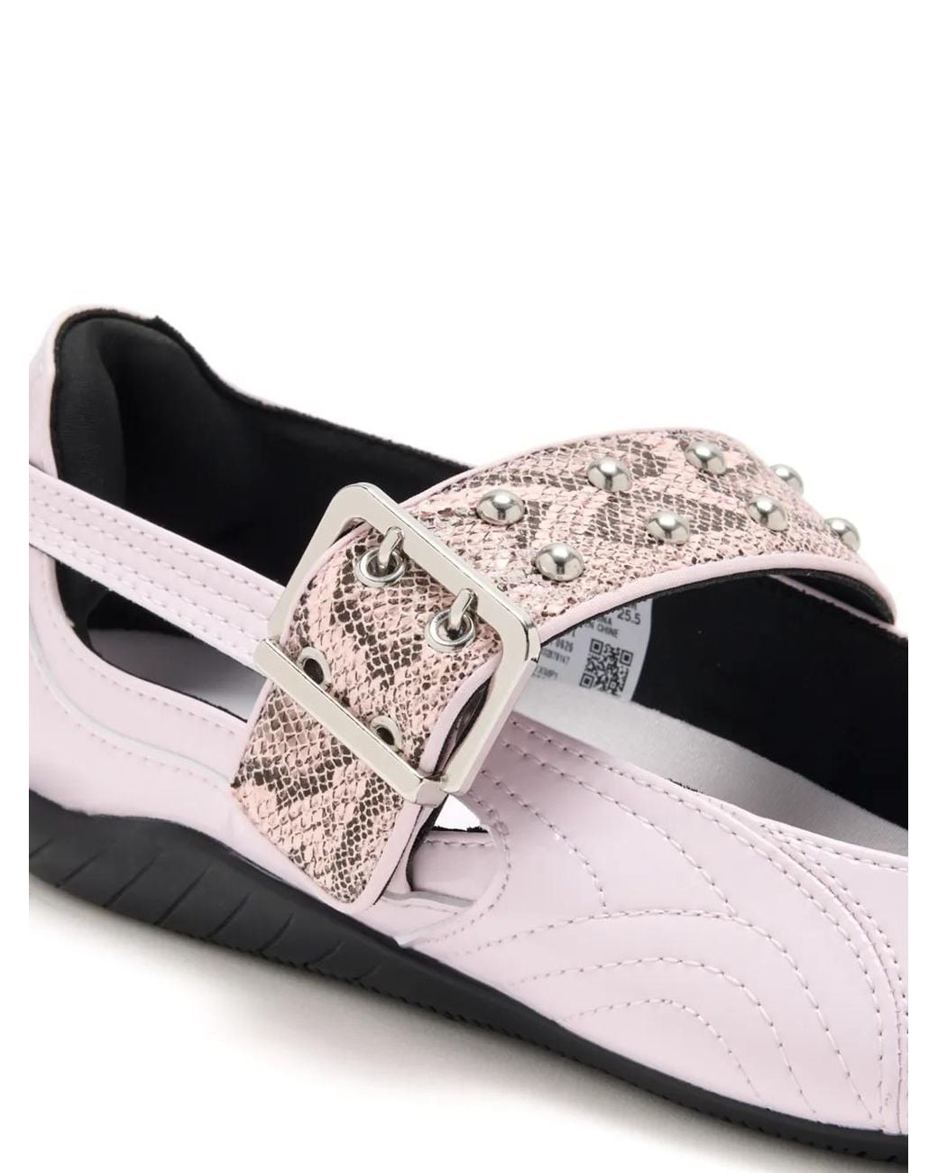PUMA White Speedcat Buckle-Fastening Sneakerinas