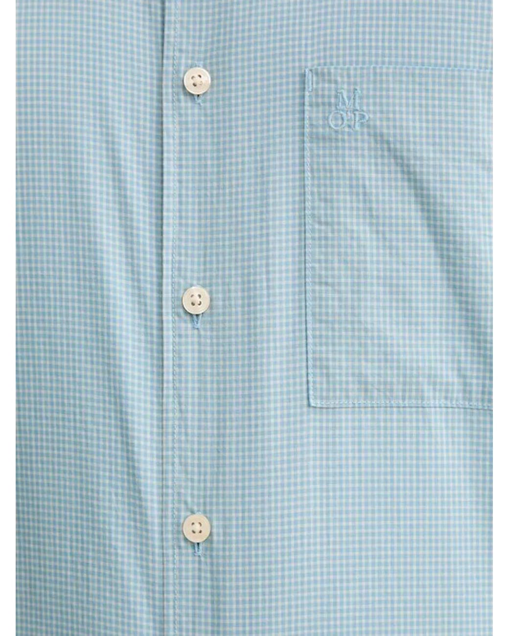 Marc O' Polo Blue Buttoned Pocket Shirt for men