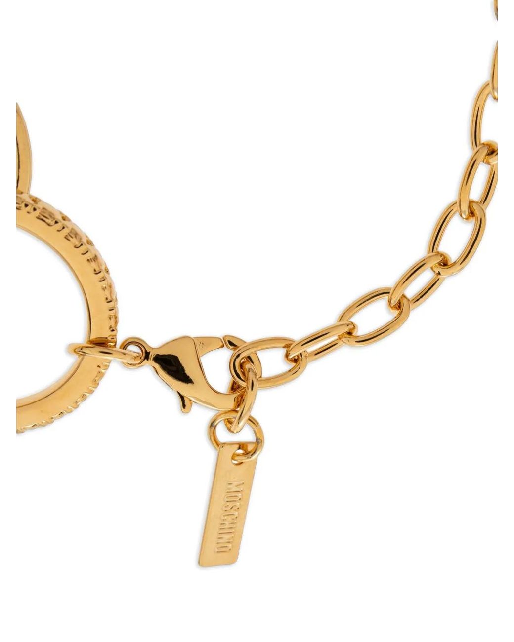 Moschino Metallic Ring-Embellished Bracelet