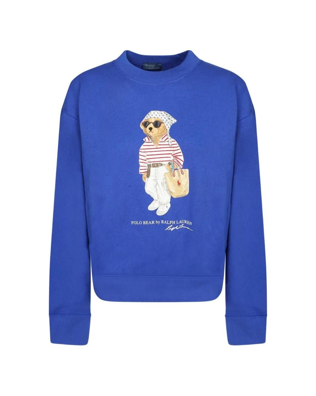 Polo Ralph Lauren Blue Long-Sleeve Sweatshirt