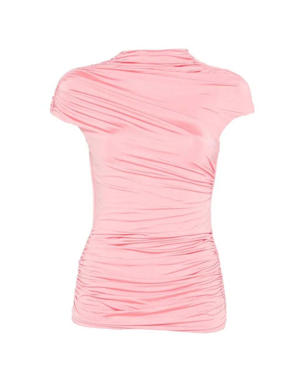 Self-Portrait Pink Draped Top