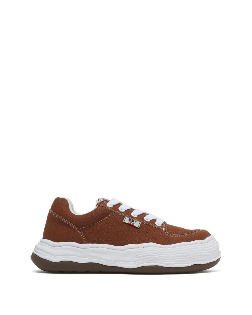 Maison Mihara Yasuhiro Brown Oliver Canvas Sneakers for men