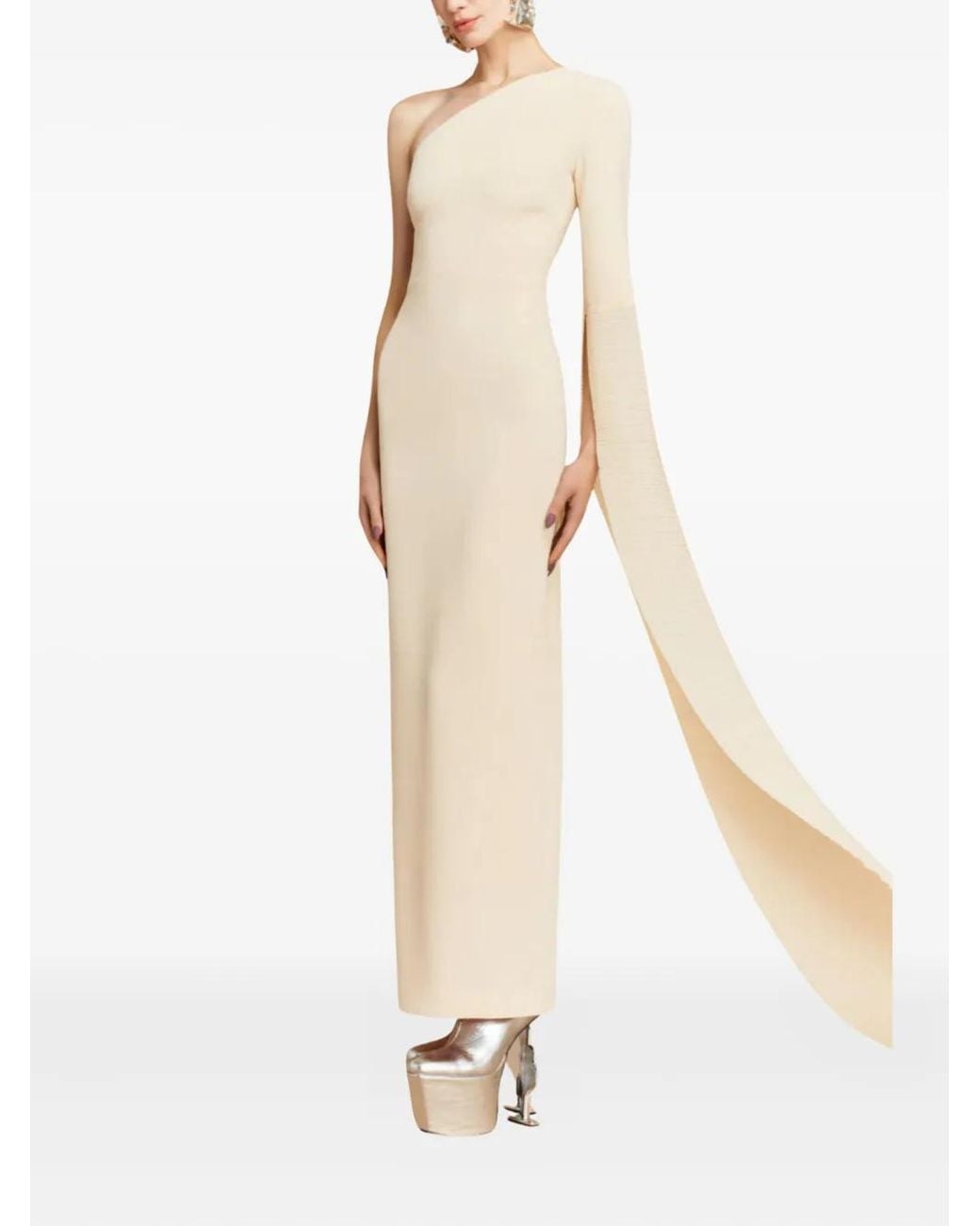 Solace London White Sylvia Maxi Dress