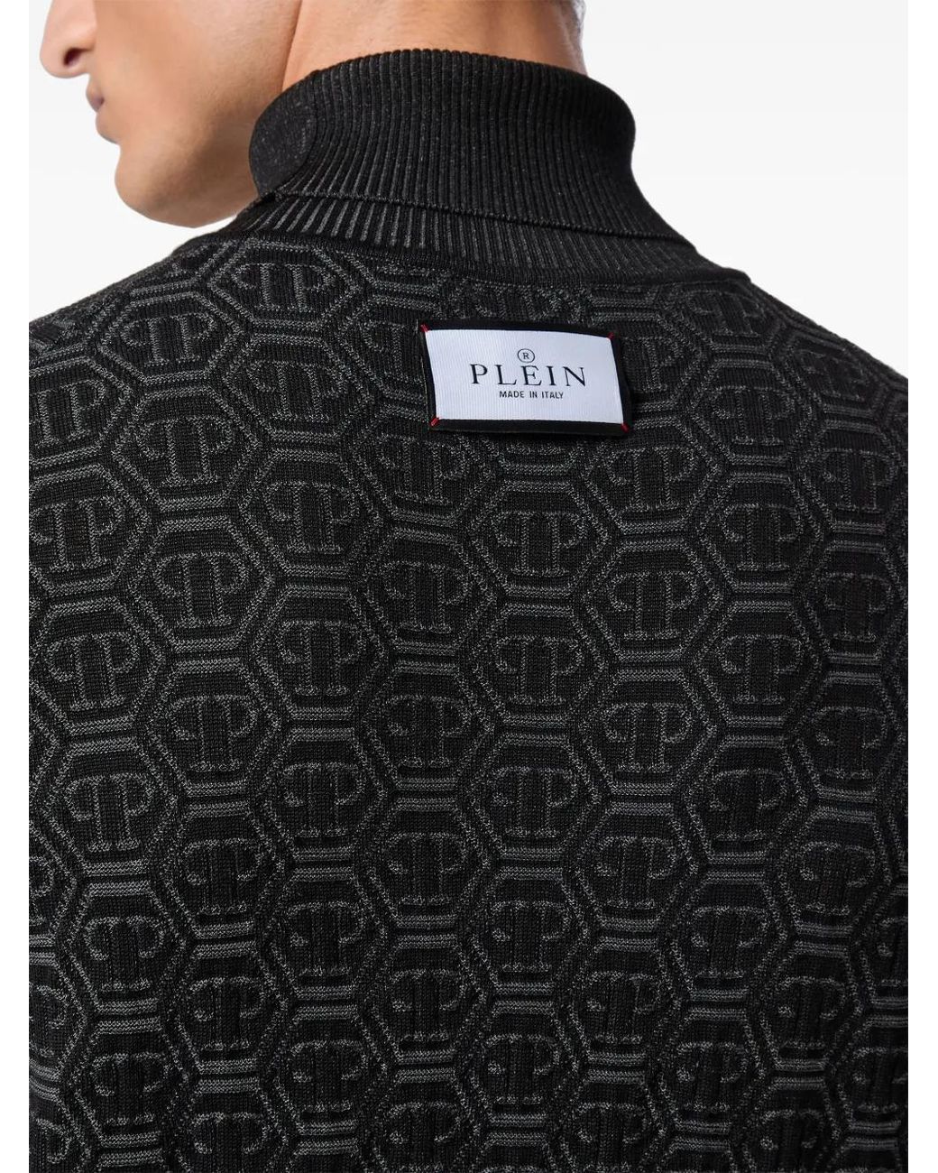 Sudadera Con Monograma Philipp Plein de hombre de color Black