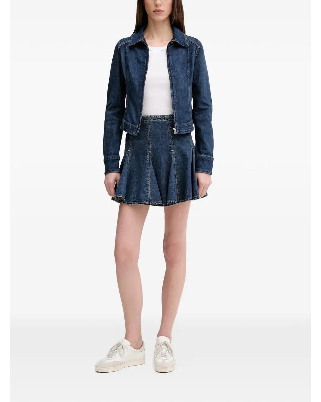 Levi's Blue Collared Zip Jacket