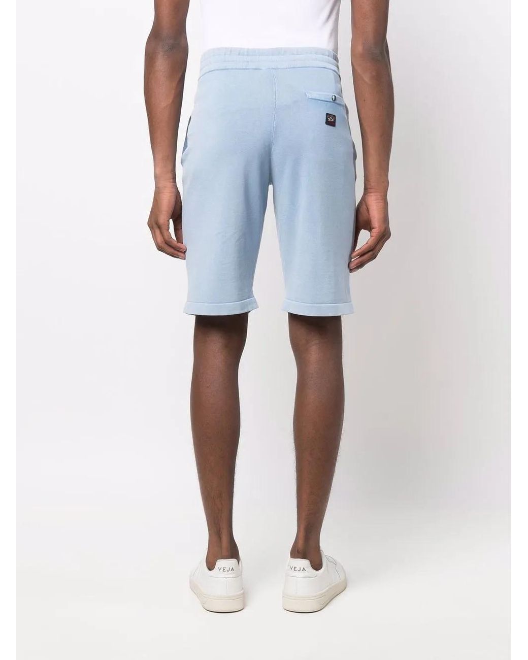 Short À Patch Logo Paul & Shark pour homme en coloris Blue