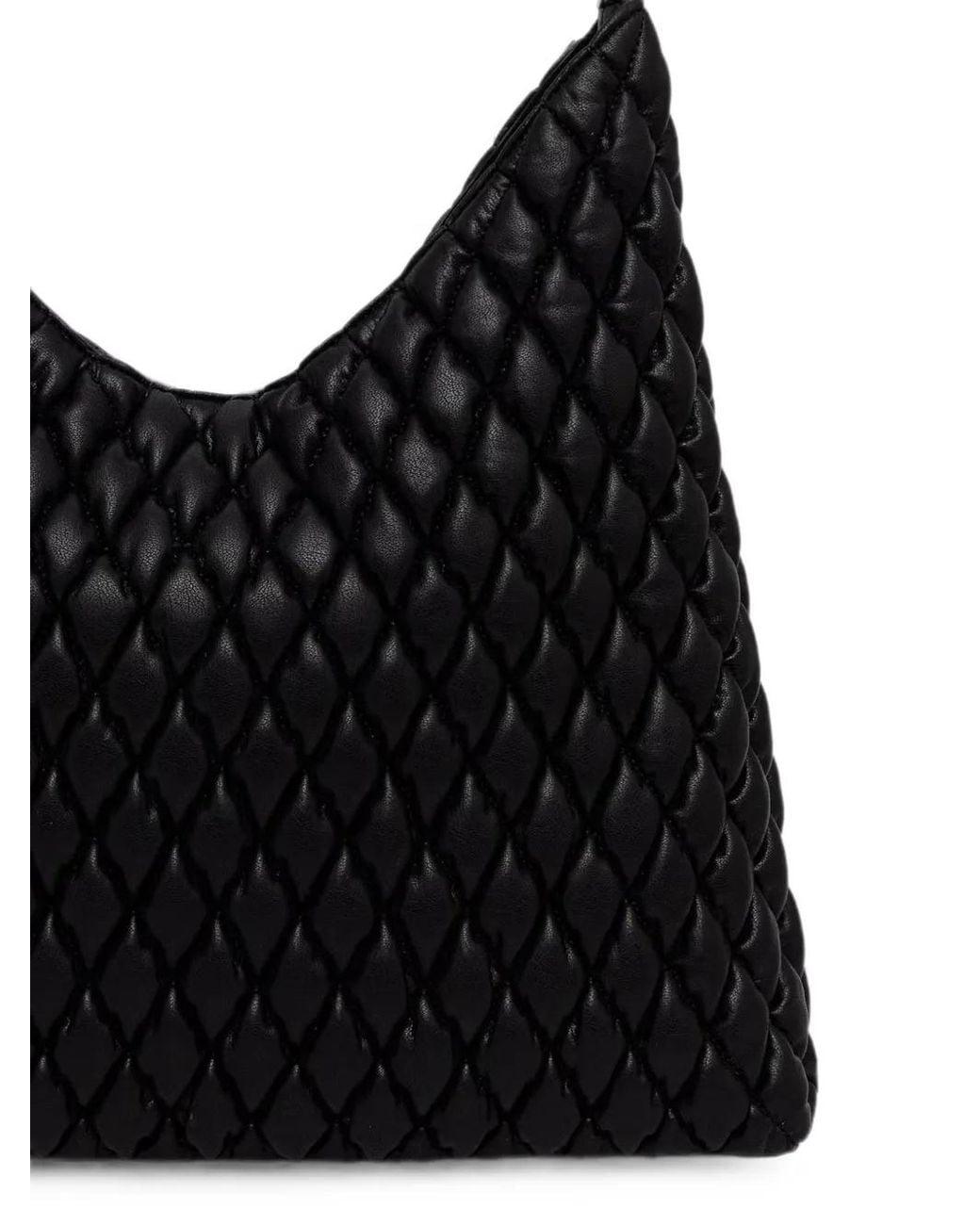 DKNY Black Shopper Mit Steppung