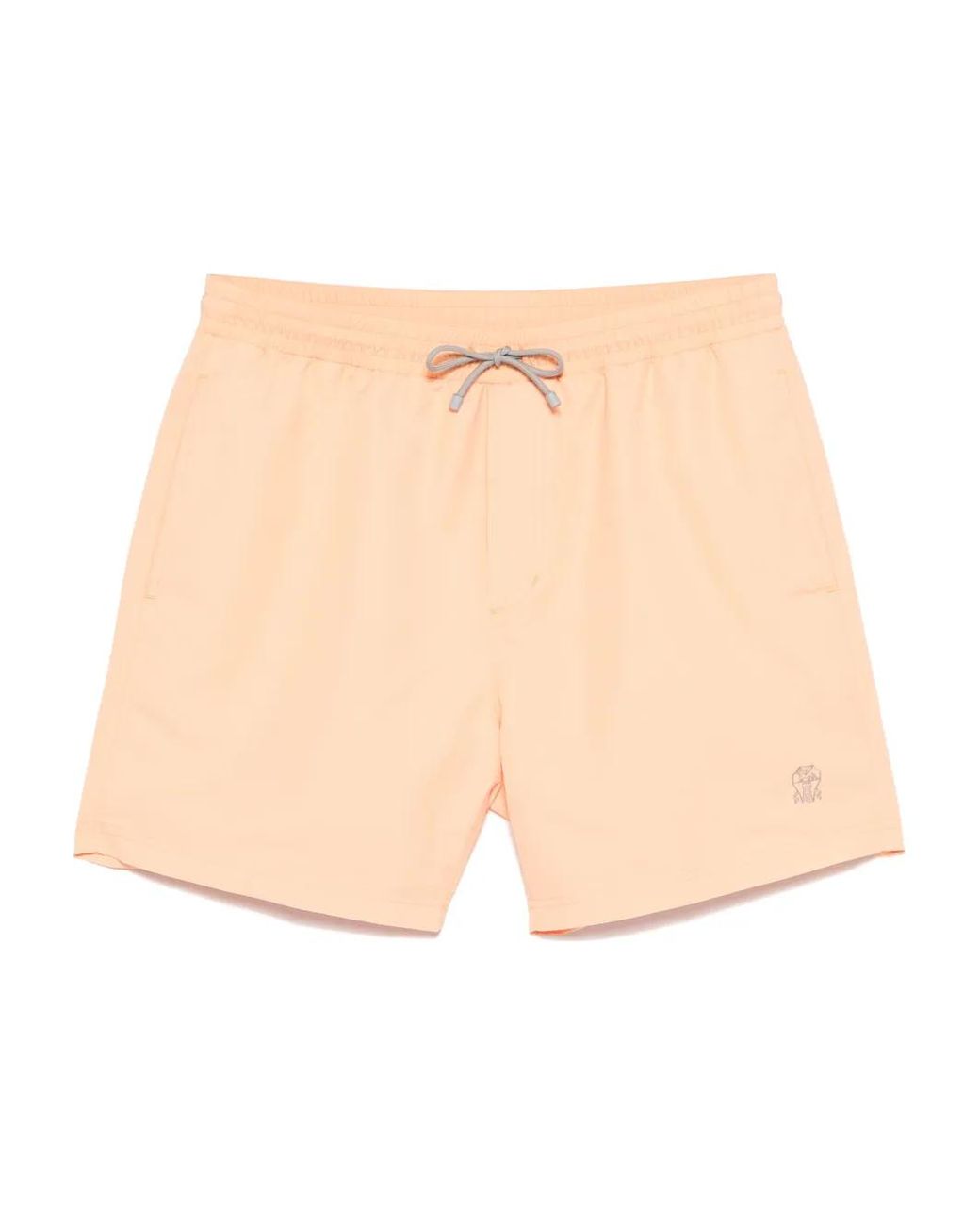 Brunello Cucinelli Natural Swim Shorts for men