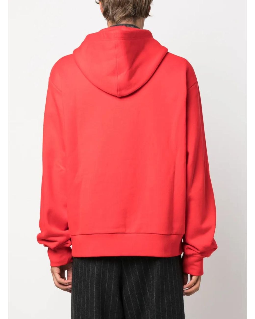 Sudadera con capucha y logo Marni de hombre de color Red
