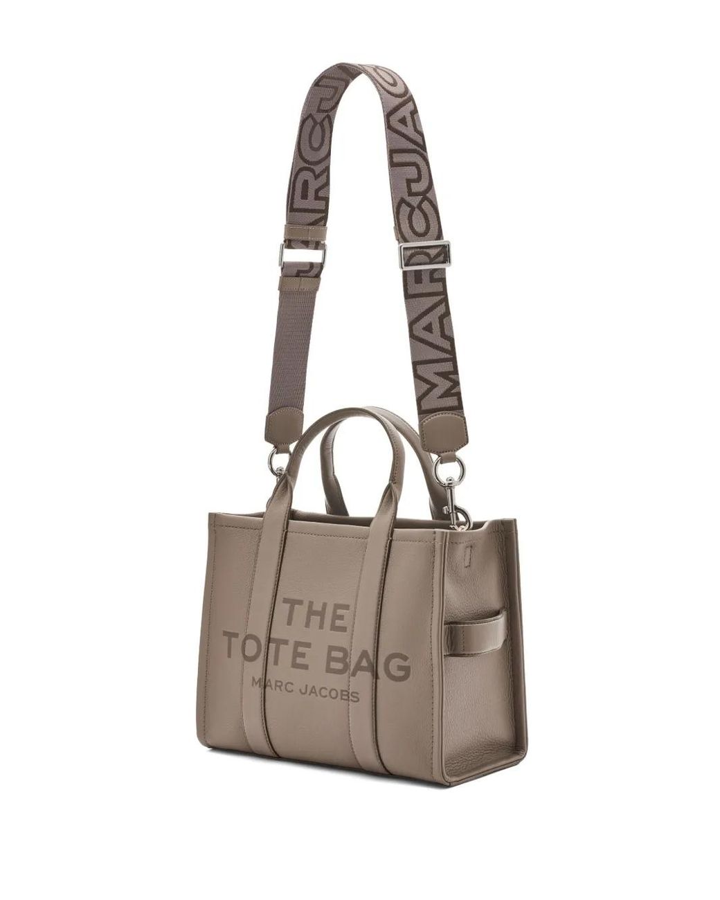 Marc Jacobs White The Outline Logo Strap