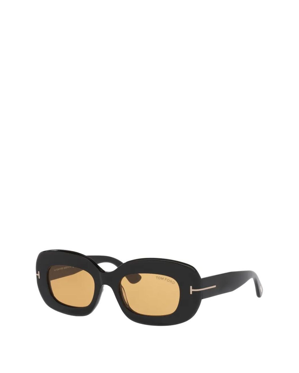 Tom Ford Black Islay-02 Rectangle-Frame Sunglasses