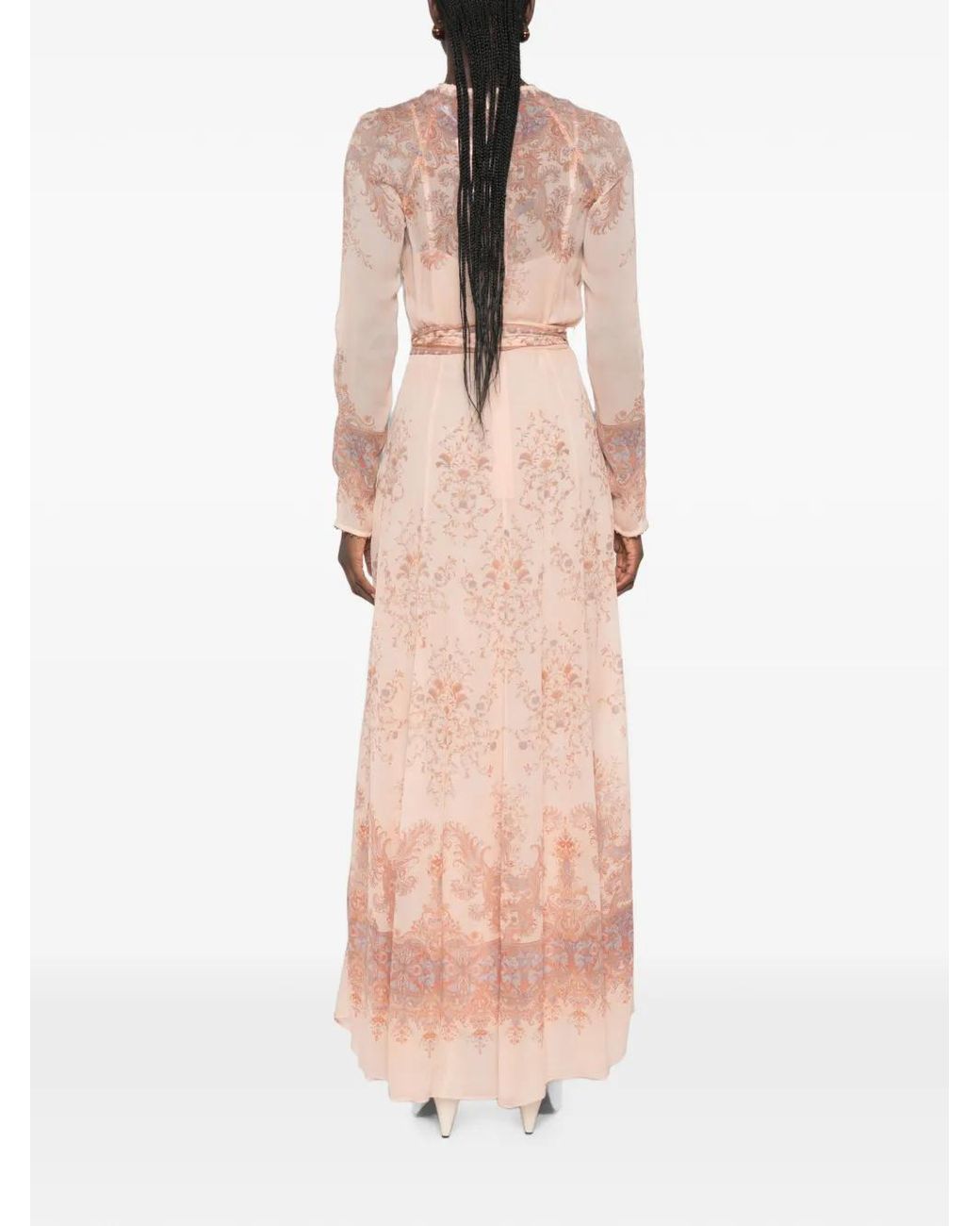 Zimmermann Pink Valiant Sheath Dress