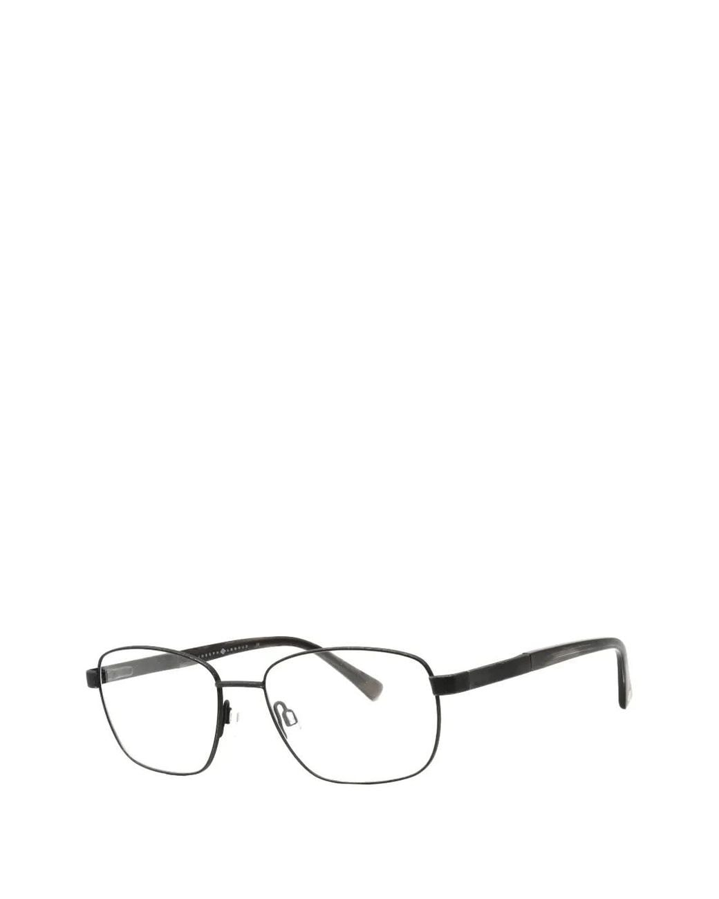 Joseph Abboud White Rectangle-Frame Glasses for men