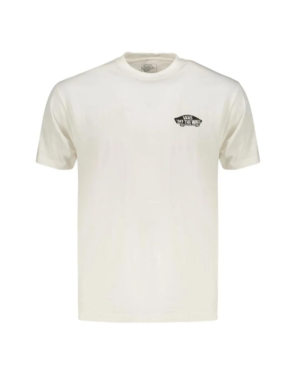Vans White Logo-Print T-Shirt for men