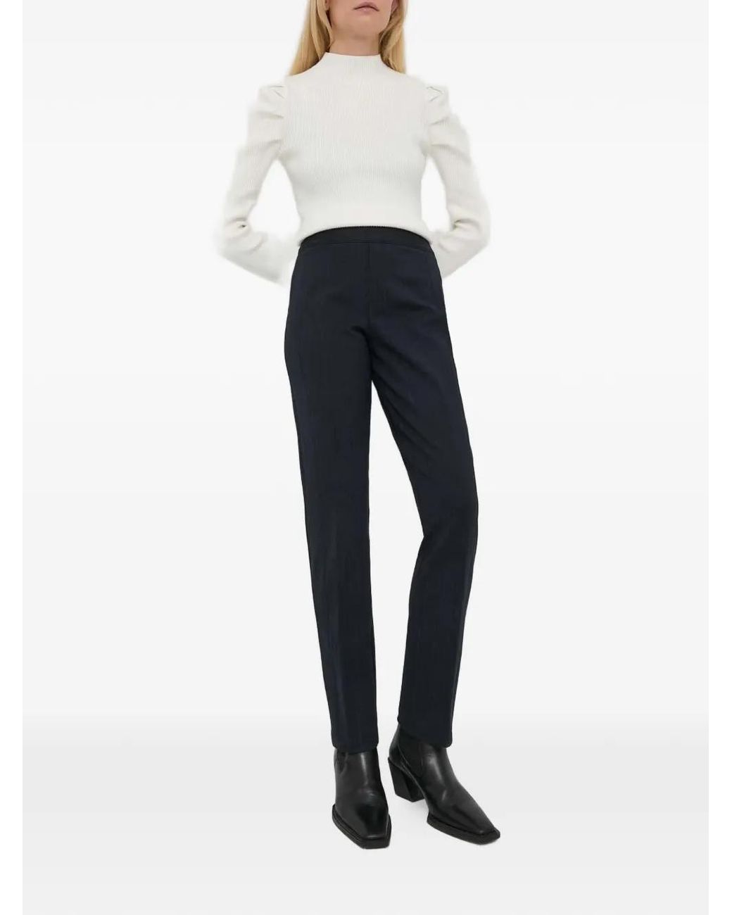 Spanx Blue Welt-Pockets Trousers