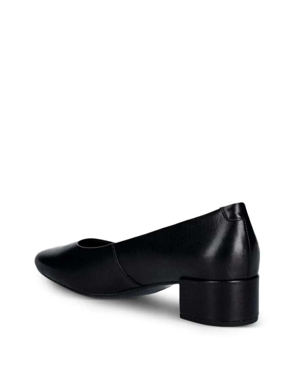 Ecco Black Livia Square Toe Pumps