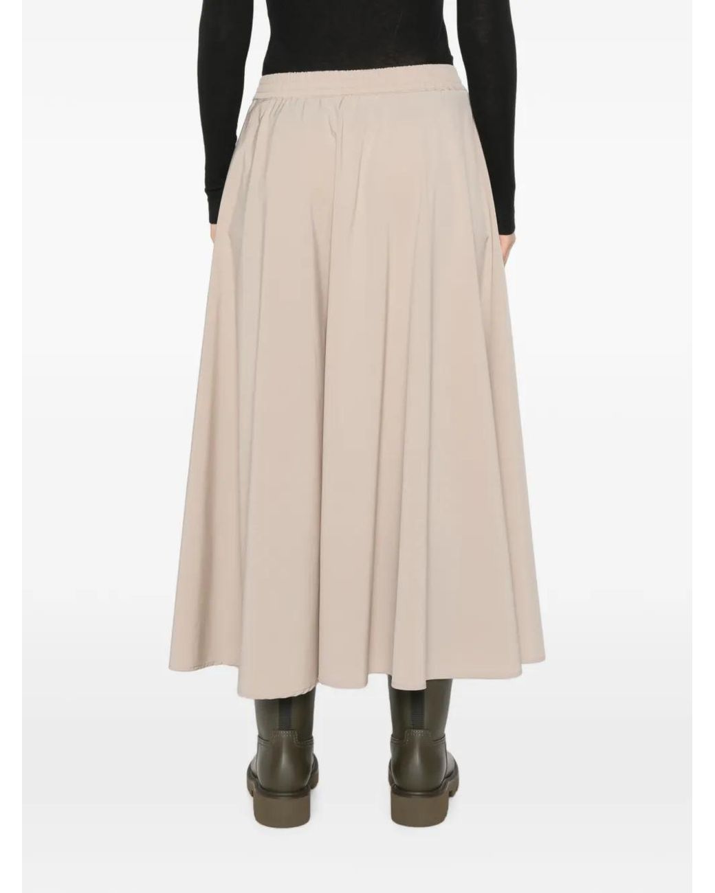 Herno Natural Modal Polyester Elastan Skirt