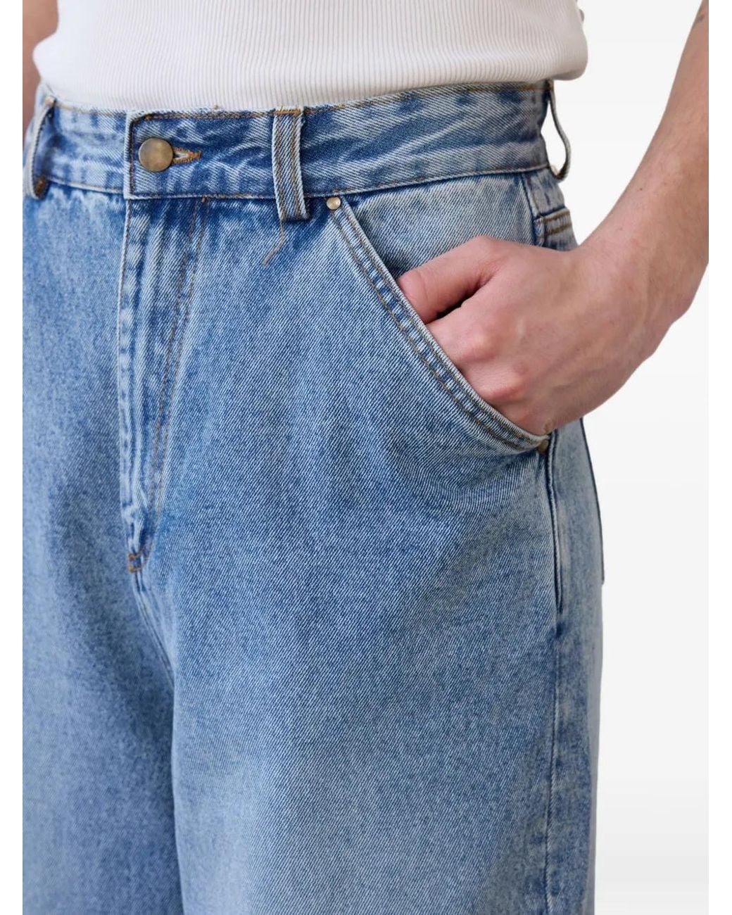 Carter Young Blue Big Ben Straight-Leg Jeans for men