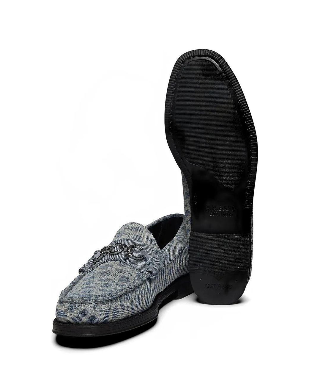 G.H.BASS Gray X Pop Easy Weejuns Lincoln Loafers for men
