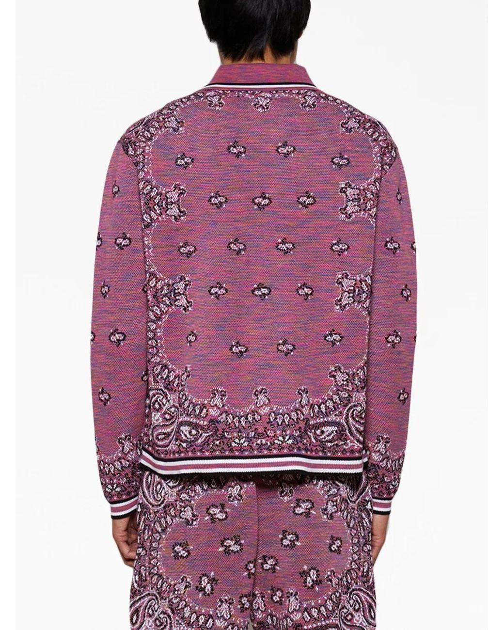 Polo Space Dye Amiri de hombre de color Purple