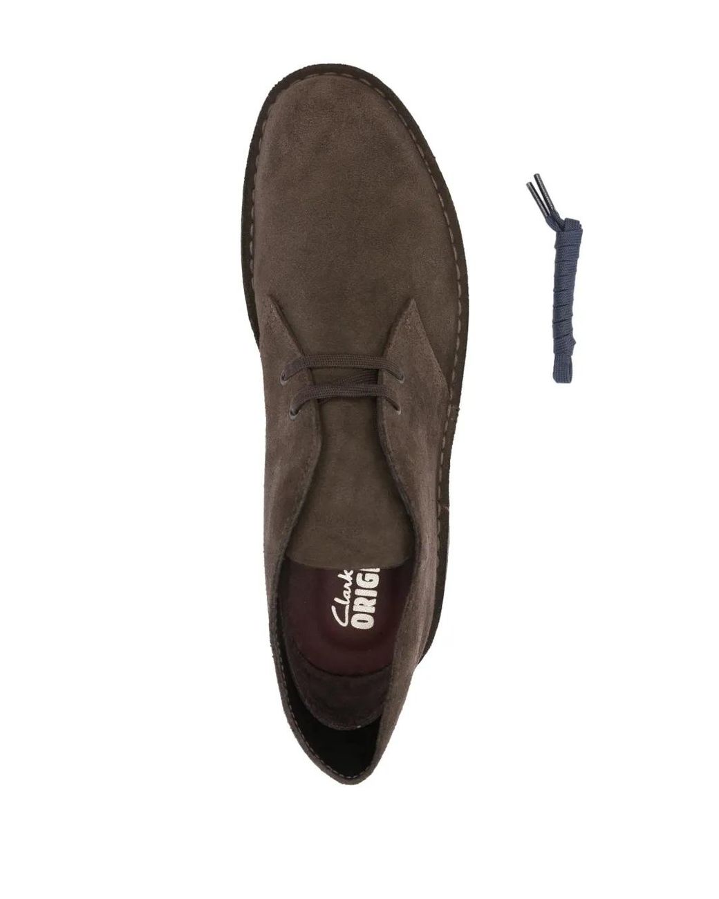 Clarks Brown Dark Suede Boots for men