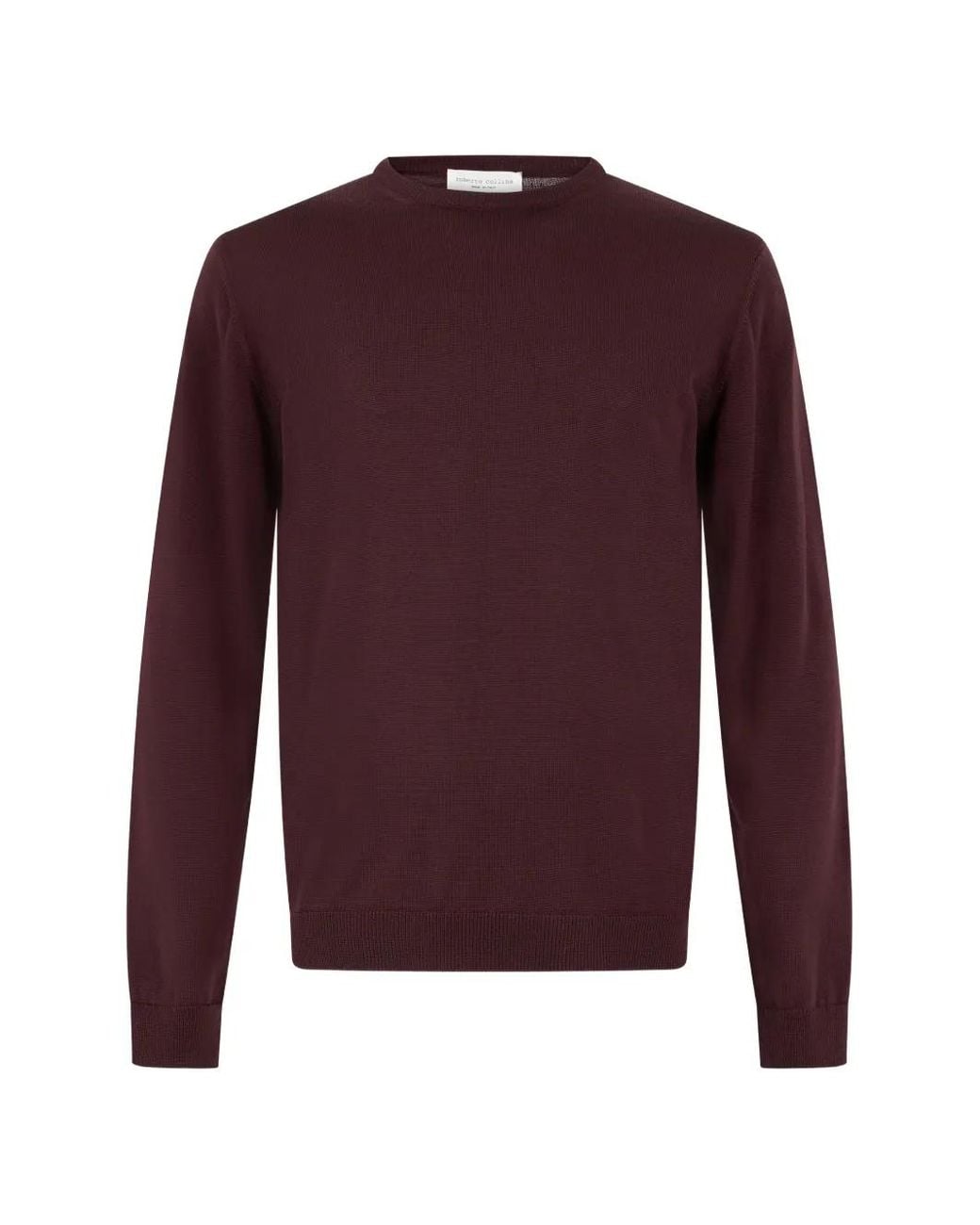 Roberto Collina Purple Pull À Encolure Ronde for men