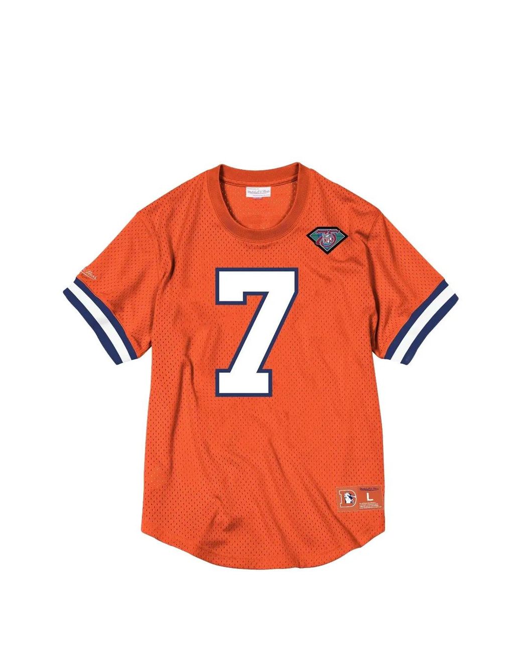 Mitchell & Ness Orange X Nfl Denver Broncos John Elway Jersey for men