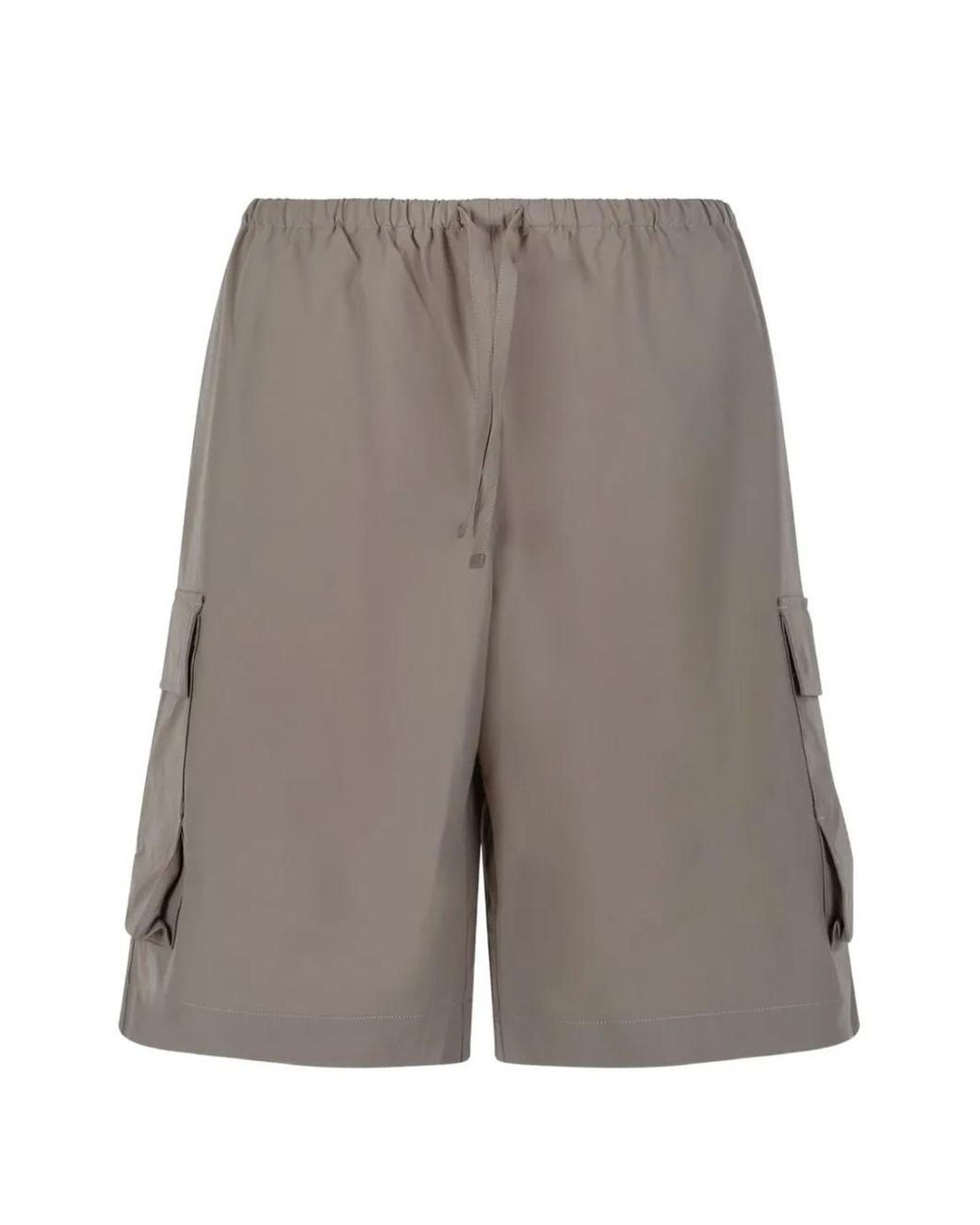 Short Cargo À Taille Élastiquée Herno en coloris Gray