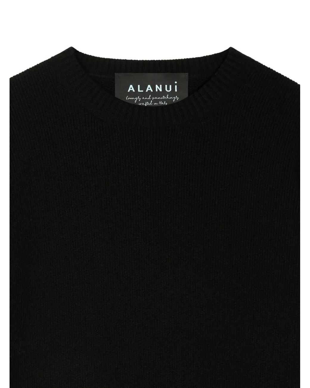 Alanui Black Finest Short-Sleeve T-Shirt