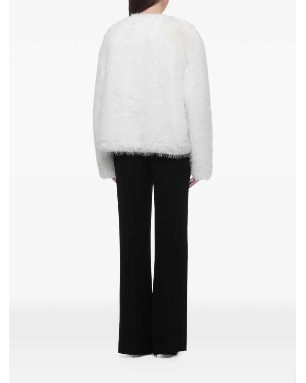 Stand Studio White Siena Round-Neck Jacket