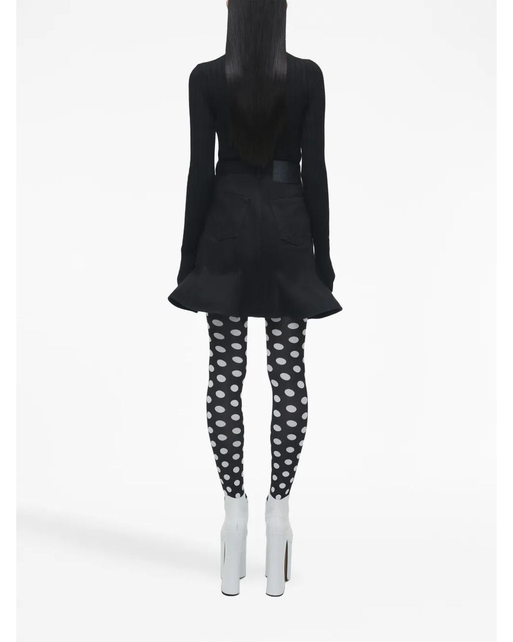 Marc Jacobs Gray Denim Cotton Mini Skirt