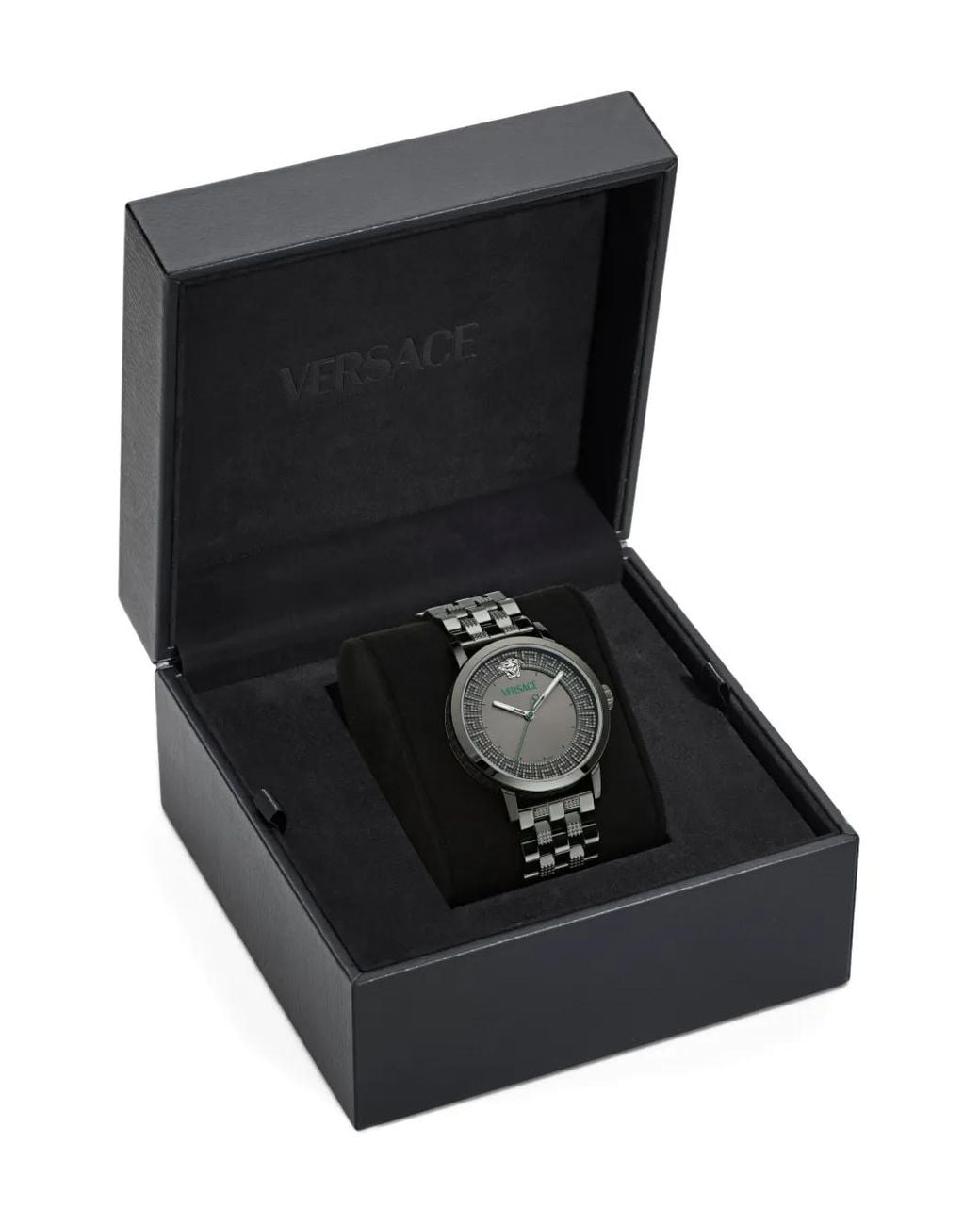 Versace Gray Greca-Pattern 40Mm for men