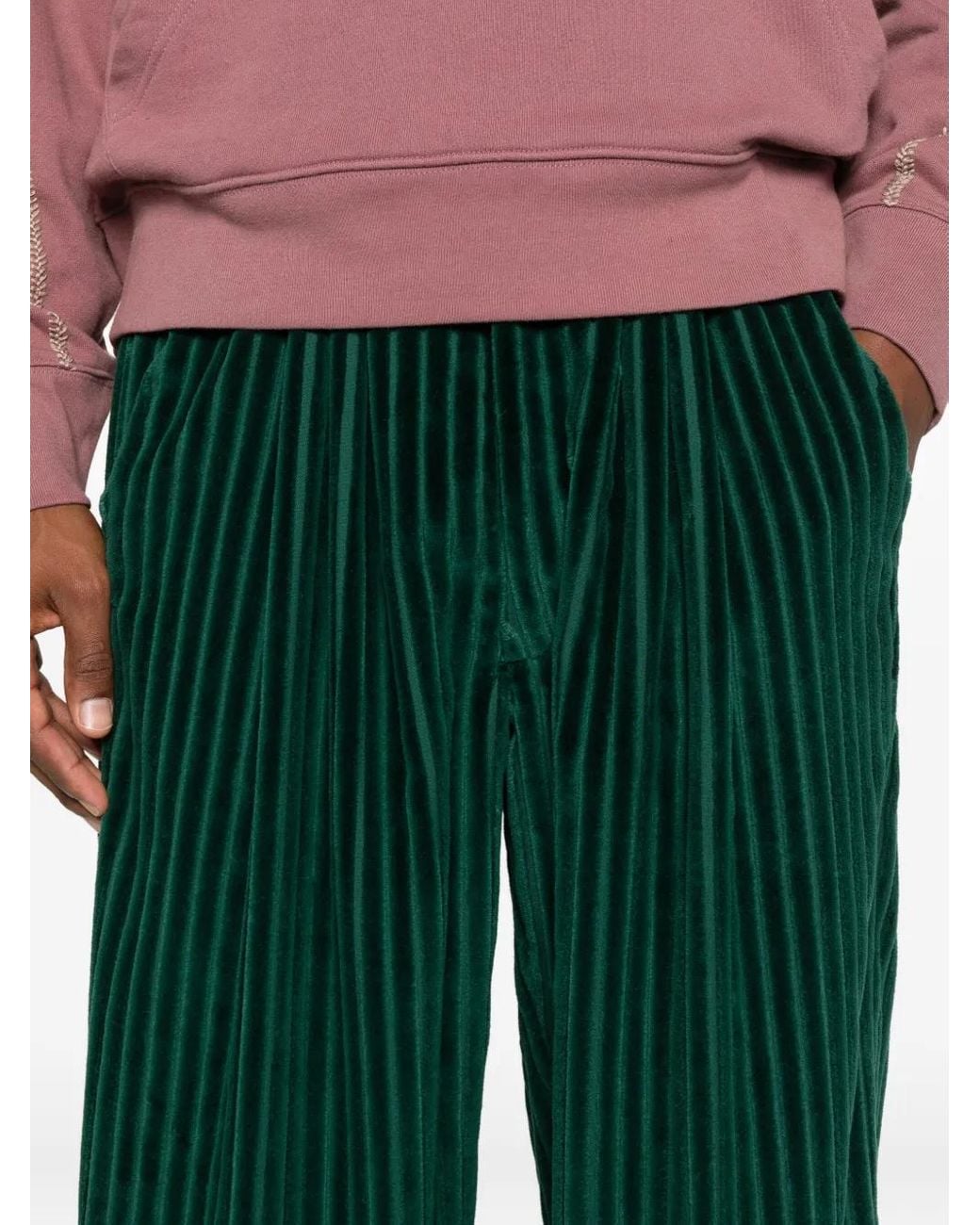 Pantalones Anchos Bless de color Green