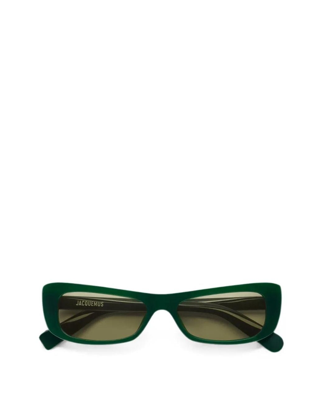 Jacquemus Green Rectangle-Frame Sunglasses