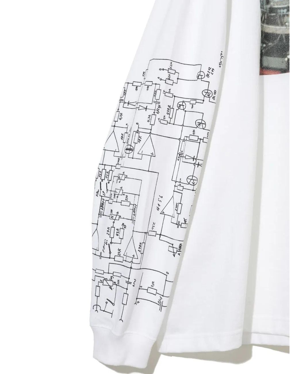Undercover Faust-Print Long-Sleeve Sweater in White for Men | Lyst