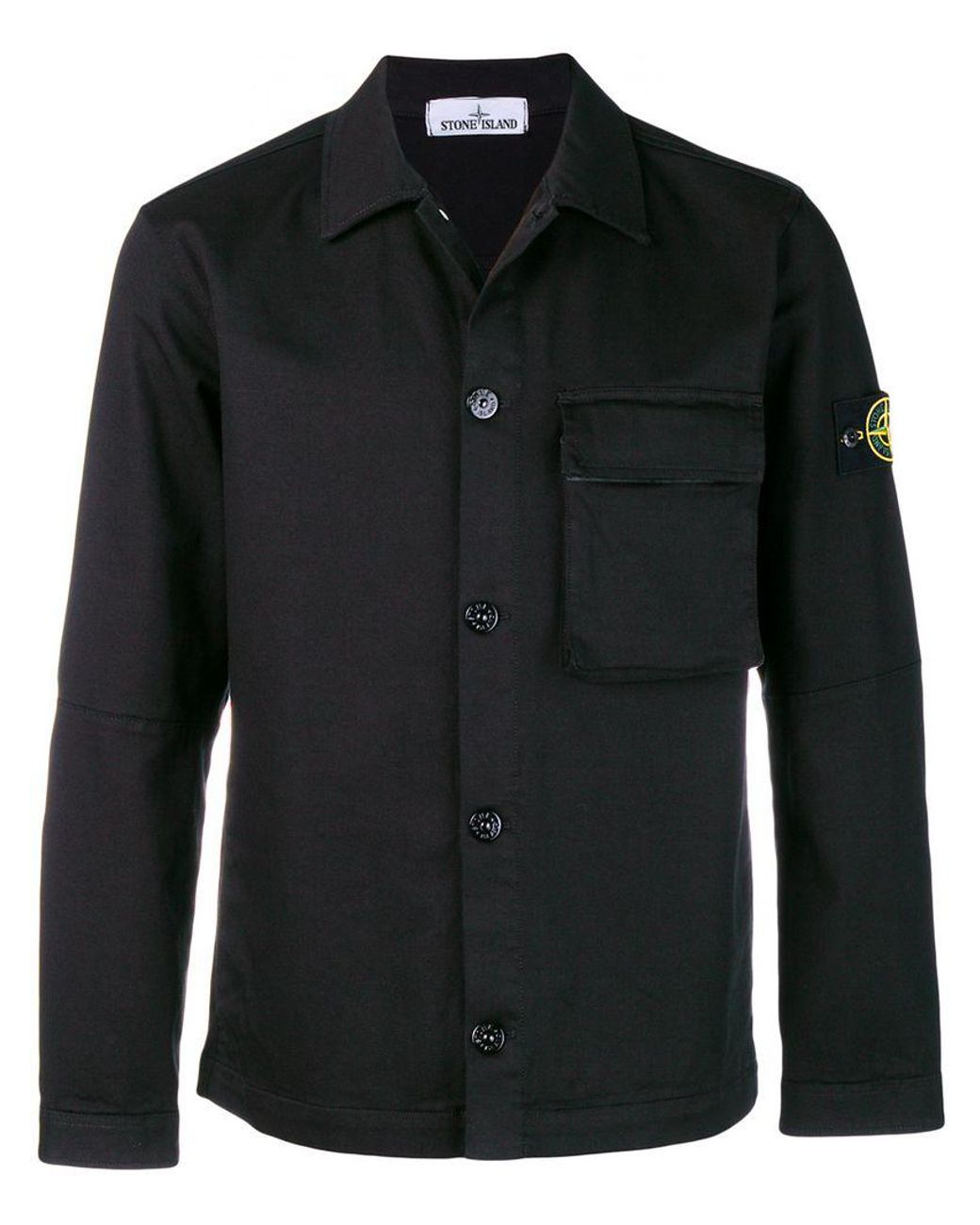 Stone Island Denim Jacket in Black for 