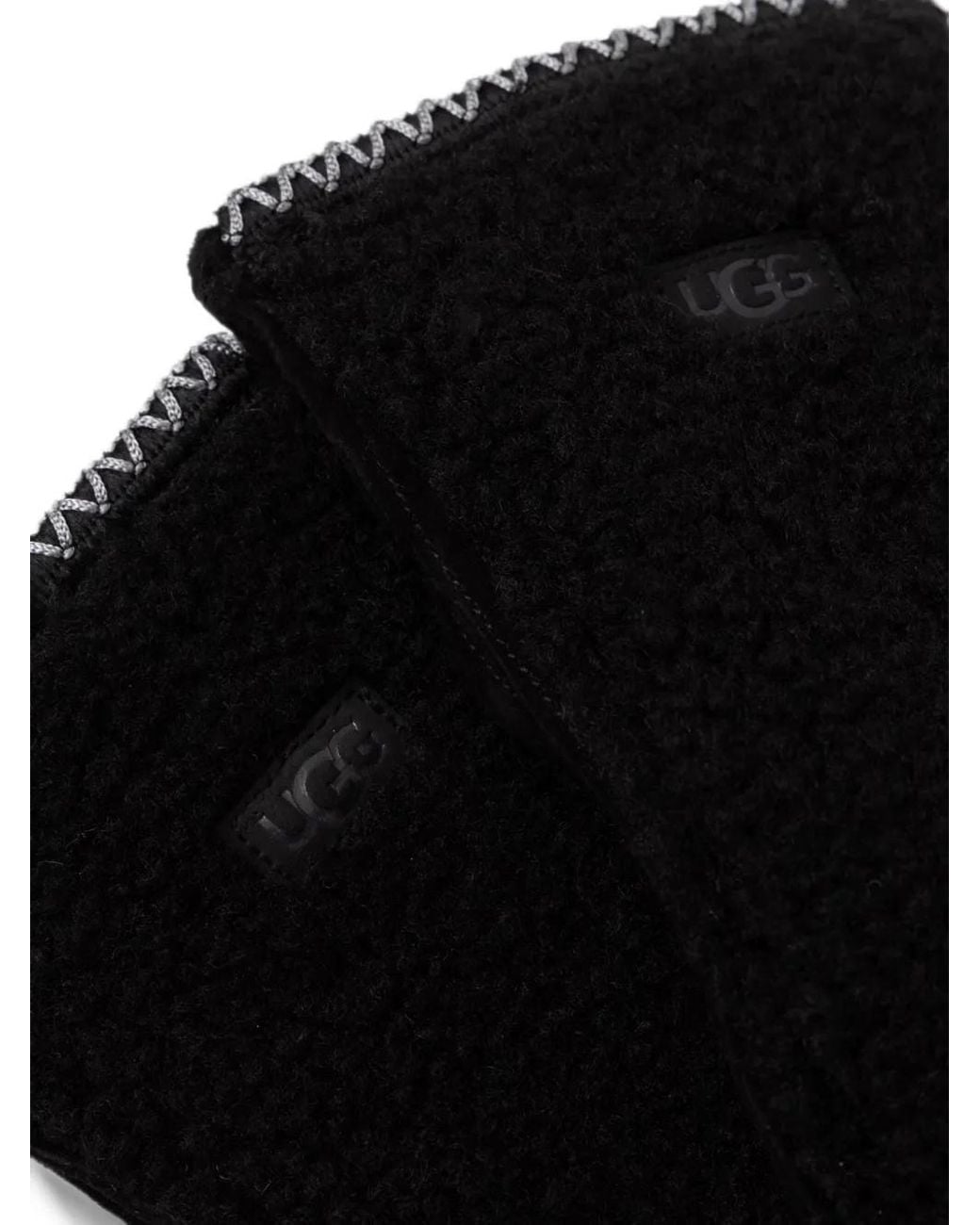 Ugg Black Braid Mittens