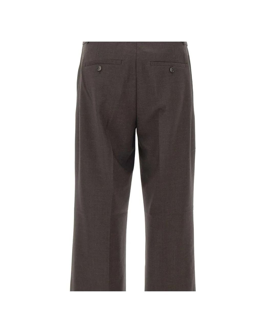 Herskind Gray Jack Straight-Leg Trousers