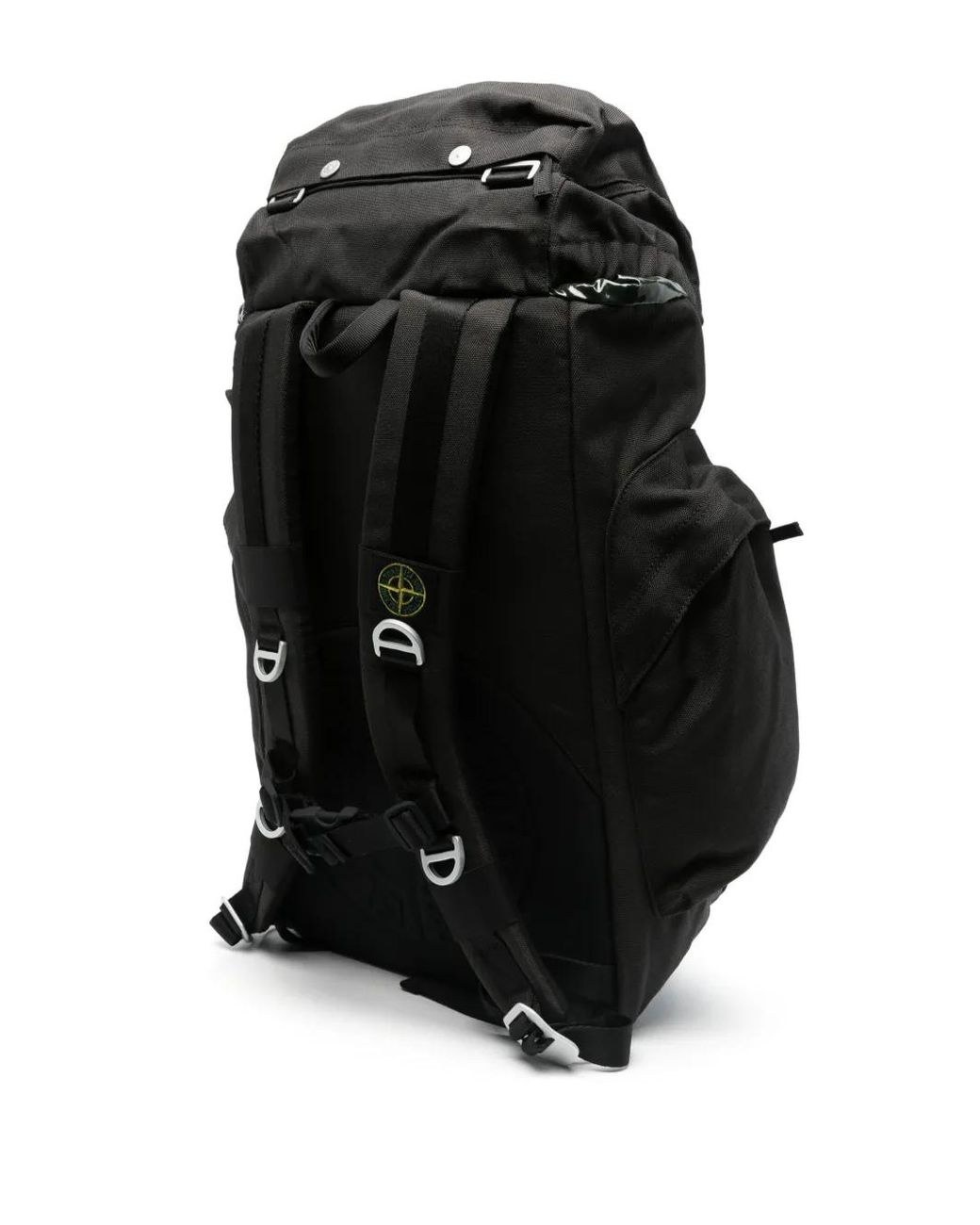 Stone Island Resin Treated Cordura 1500 Backpack Bags in Black for