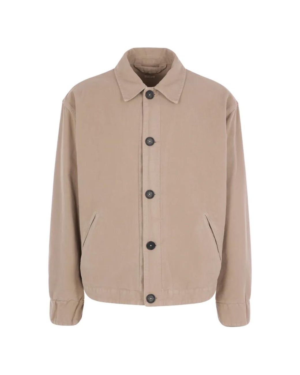 Massimo Alba Natural Cadillac Cotton Moleskin Jacket for men