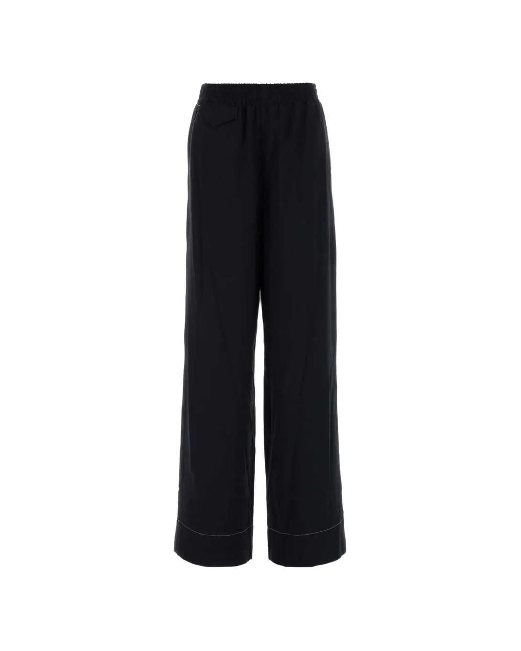 A.P.C. Black Lucy Wide-Leg Trousers
